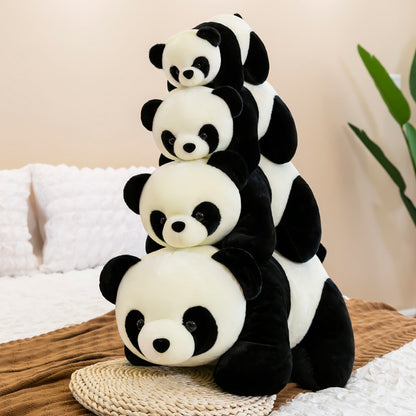 Panda Stuffed Animal Plush Toy Short Plush with PP Cotton Filling 3