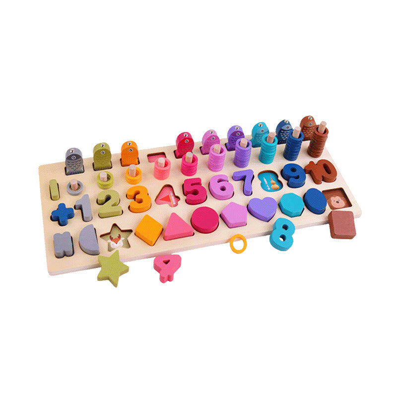 Wooden Magnetic Puzzle Board Montessori Toys Educational Toy 9