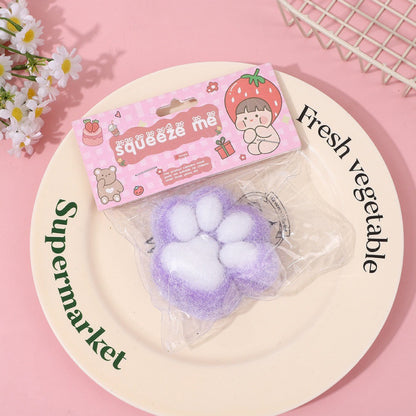 Plush Oversized Cat Paw Squishy Toy Soft Sensory Stress Ball 2 Pack 7