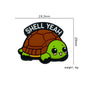 20Pcs Silicone Focal Beads Cute Little Turtle Shell Yeah Text Detail 2