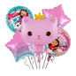 Gabby Dollhouse Foil Balloon Set Birthday Party Decoration 3