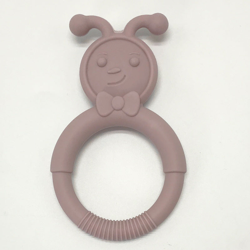 Silicone Baby Teether Bow Shape Soft Teething Toy 2 Pack 10