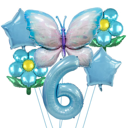 Butterfly Foil Balloon Set Birthday Party Decoration 40 Inch 8