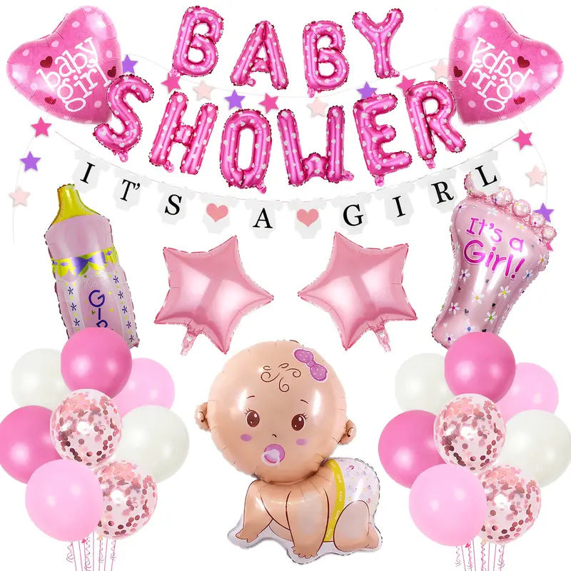 Baby Shower Foil Balloon Set Party Decoration 20x25x2.5cm 5