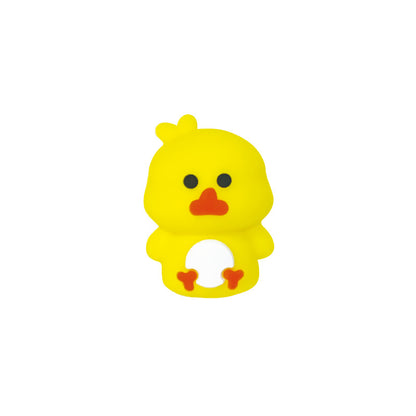 Silicone 3D Focal Beads Cartoon Chicken Side Profile 4