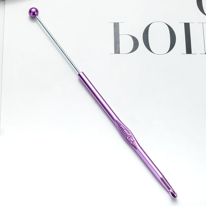 Beadable Crochet Hooks Metal DIY Craft Tool 3.0mm-6.0mm Sizes 22