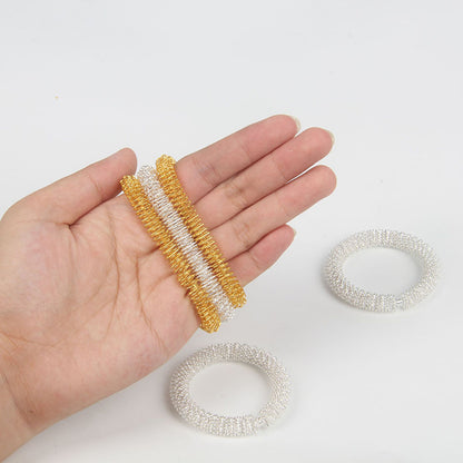 Steel Spiky Sensory Fidget Ring Bracelet 5.5cm Diameter 3