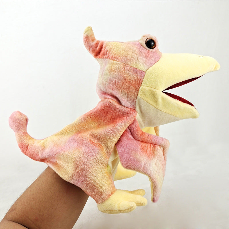 Plush Dinosaur Hand Puppet Soft Toy with Openable Mouth 25cm 9
