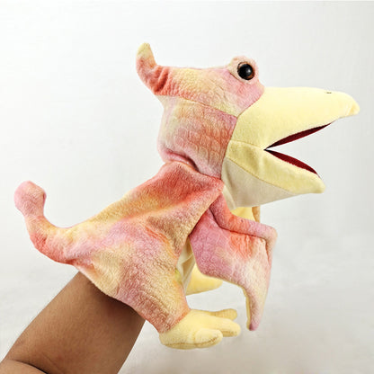 Plush Dinosaur Hand Puppet Soft Toy with Openable Mouth 25cm 9