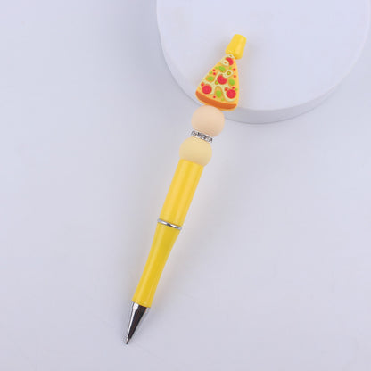 Fruit Silicone Beaded Pens Ballpoint Pens Handmade Office School Supplies 14
