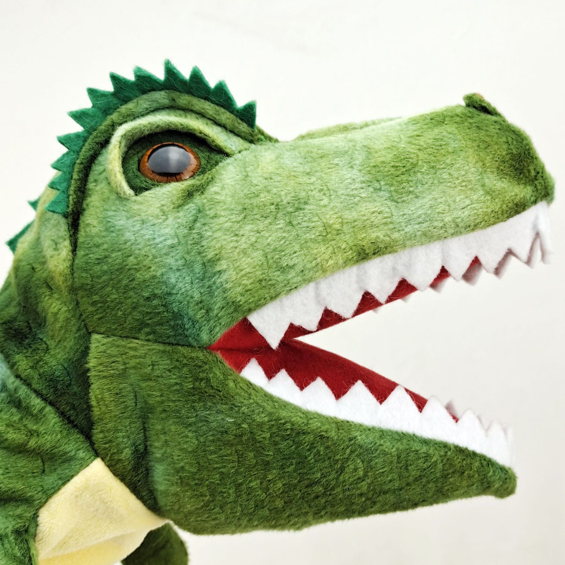 Plush Dinosaur Hand Puppet Soft Toy with Openable Mouth 25cm 3