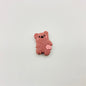 20pcs Silicone Focal Beads Backpack Bear With Heart Pouch 15