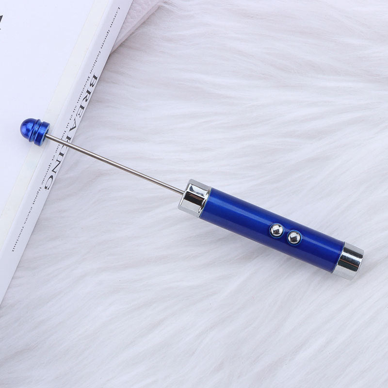 Beadable Flashlight Aluminum Alloy LED Infrared Banknote Verification DIY 8