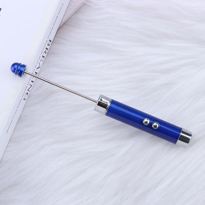 Beadable Flashlight Aluminum Alloy LED Infrared Banknote Verification DIY 8