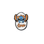 20Pcs Silicone Focal Beads Blue Alien Character Holding Milk Tea Cup 11