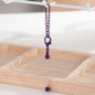 Mini Beadable Keychain Metal DIY Creative Personality Bag Pendant 15
