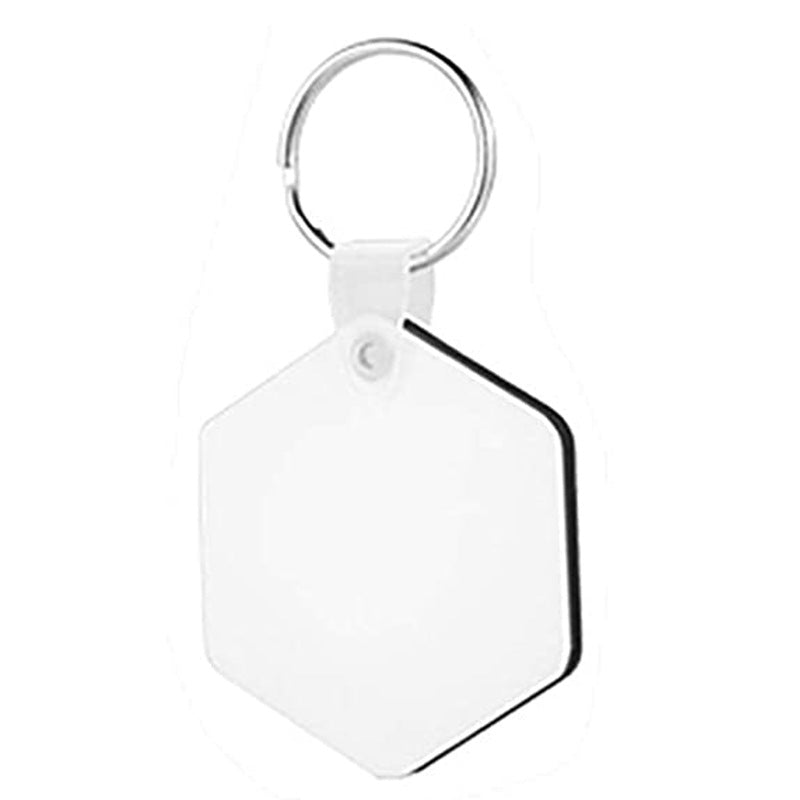 Density Board Sublimation Keychain Blank Various Shapes 8