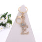 Alloy Diamond Letter Keychain Zinc Alloy Material A to Z Initial 9