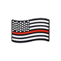 20Pcs Silicone Focal Beads Red Blue Flag Waving Design 6