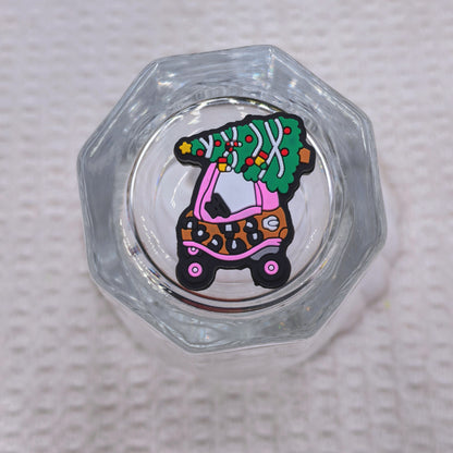 20Pcs Silicone Focal Beads Christmas Series Assorted Holiday Designs 9