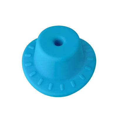 20pcs Silicone Focal Beads Hats Round Brim Design 17