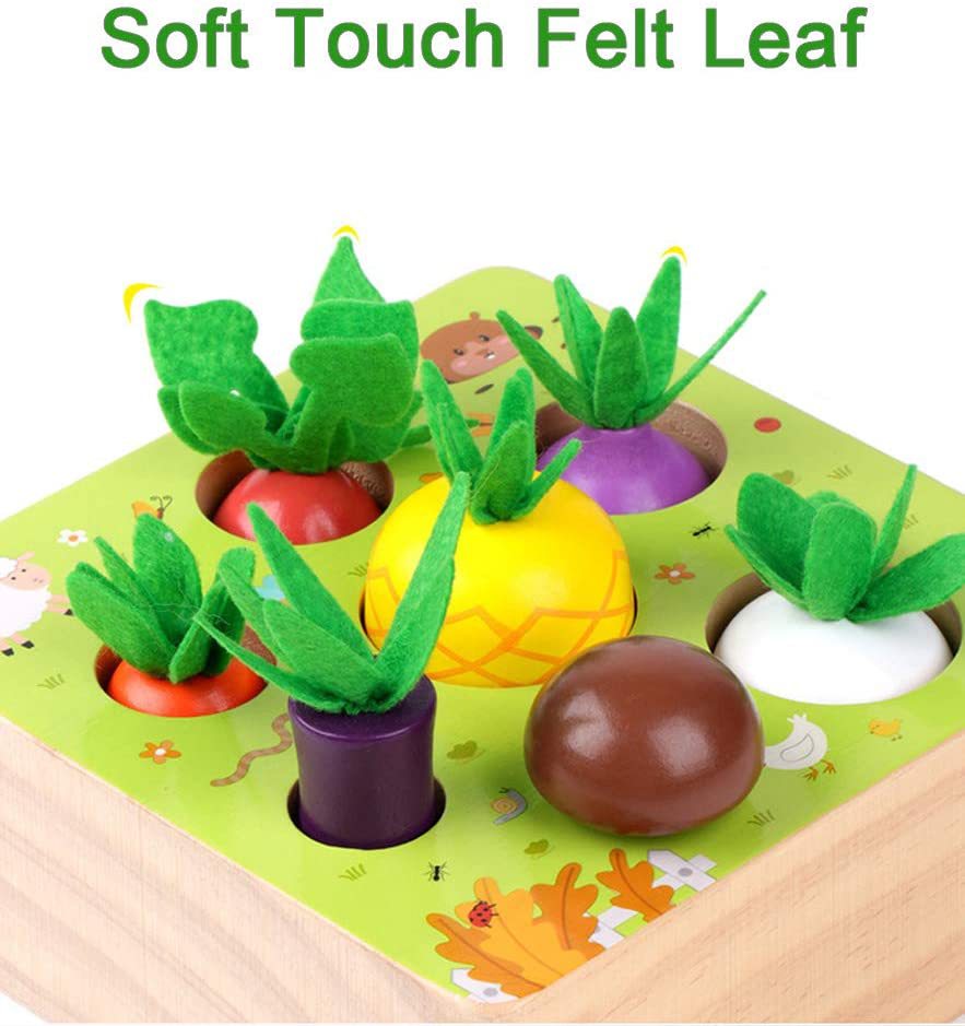 Wooden Farm Animal Puzzle Montessori Toy for Toddlers 15cm 4