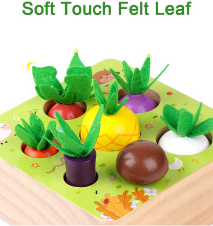 Wooden Farm Animal Puzzle Montessori Toy for Toddlers 15cm 4