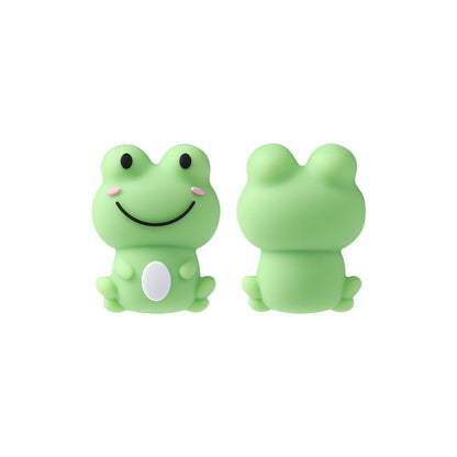 Silicone 3D Focal Beads Frog Sitting Pose