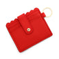 PU Leather Keychain Coin Purse Card Holder Compact Design 34