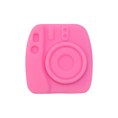 20Pcs Silicone Focal Beads Camera Solid Color Creative Design 7