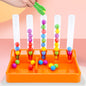 Plastic Montessori Toys Test Tube Color Beads Educational Toy