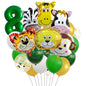 Jungle Animals Foil Balloon Set Birthday Party Decoration 9