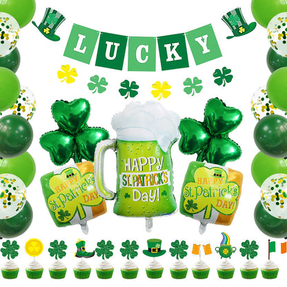 St. Patrick's Day Foil Balloon Set Party Decoration 3