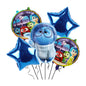Inside Out Foil Balloon Set Birthday Party Decoration 5pcs 6