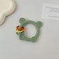 Silicone Animal Shape Teething Toy Hand Grip for Toddlers 6