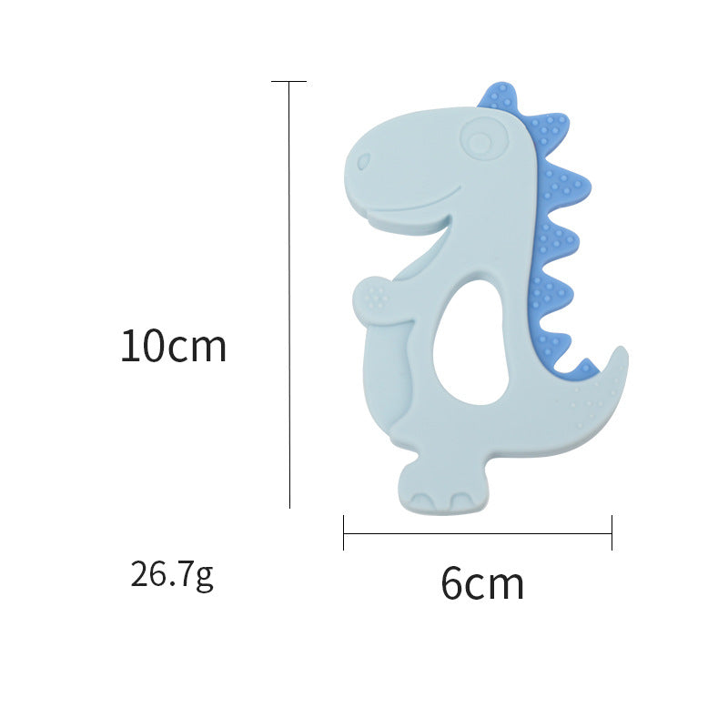 Dinosaur Silicone Teething Toy Baby Teether for Infant 7