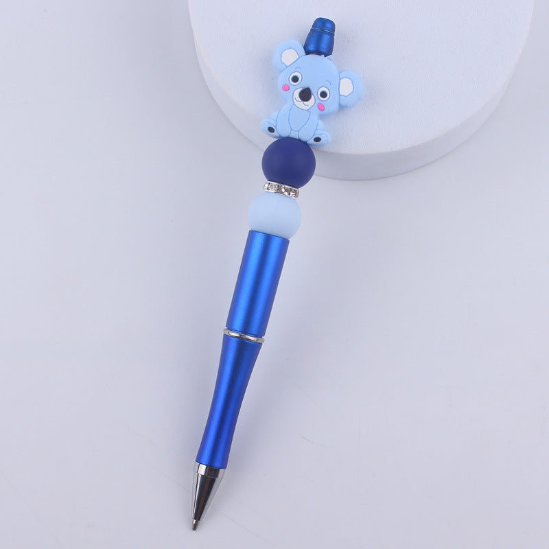 Animal Silicone Beaded Pens Handmade Novelty Ballpoint Pen Gift 13