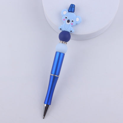 Animal Silicone Beaded Pens Handmade Novelty Ballpoint Pen Gift 13