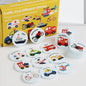 Wooden Dinosaur Number Traffic Memory Game Montessori Toys 7