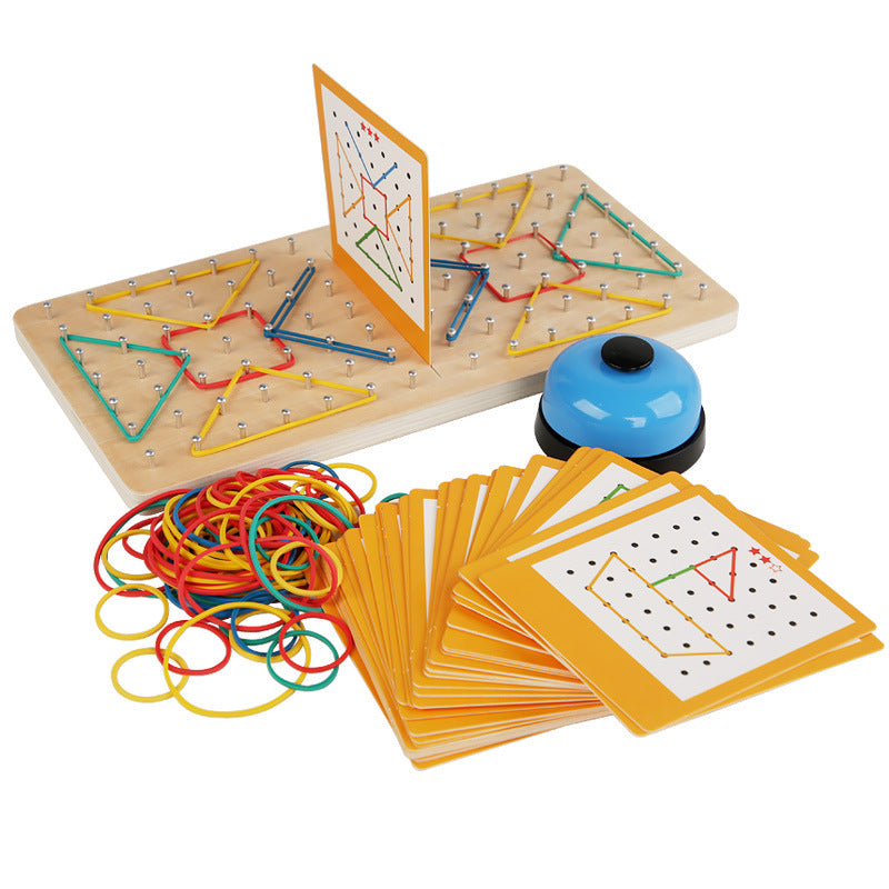 Wooden Nail Board Montessori Toys Fine Motor Skills for Kids