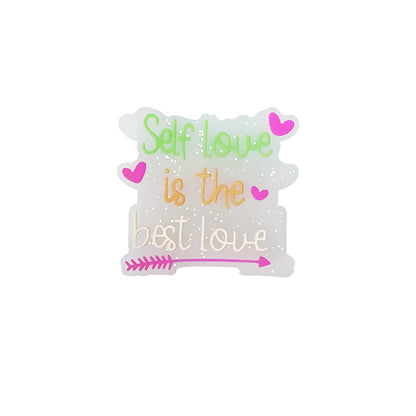 20Pcs Silicone Focal Beads Glow In The Dark with Inspirational Text Designs 7