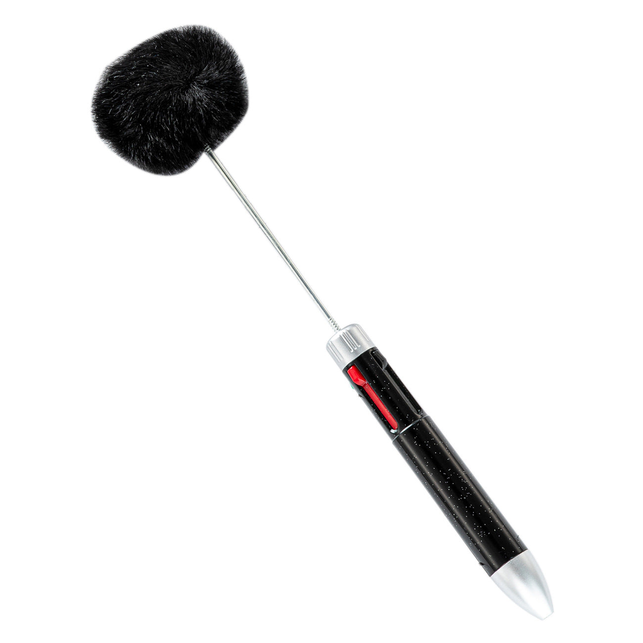 4 In 1 Cartoon Fur Ball Plastic Beadable Ballpoint Pens DIY Craft Supplies 5