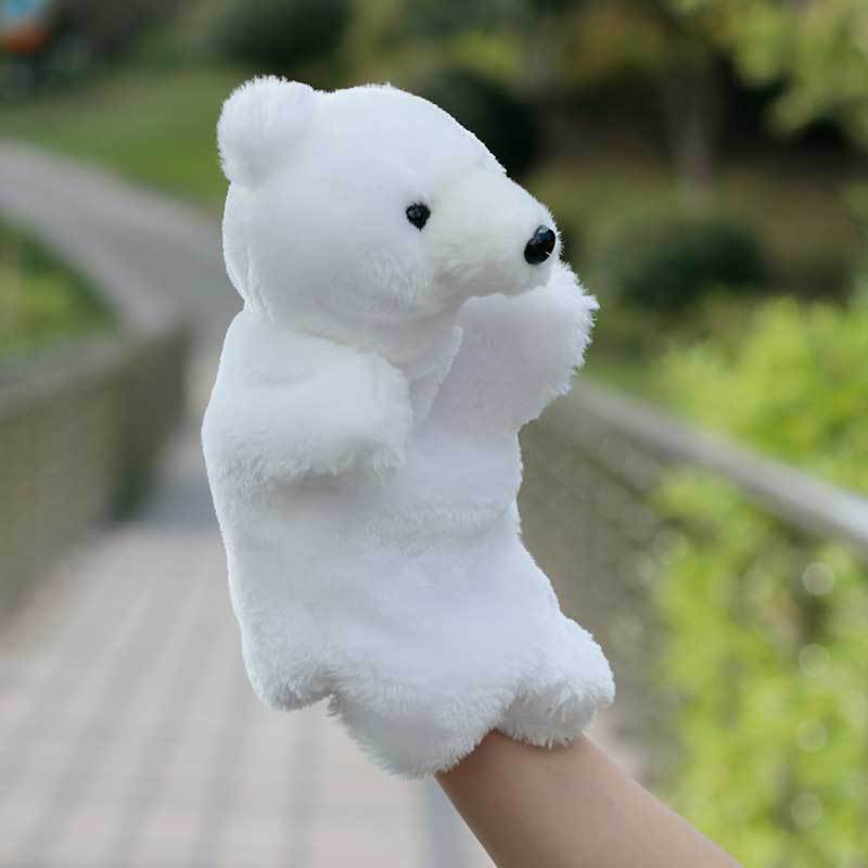 Plush Animal Hand Puppets Pretend Play Toy 25cm 18