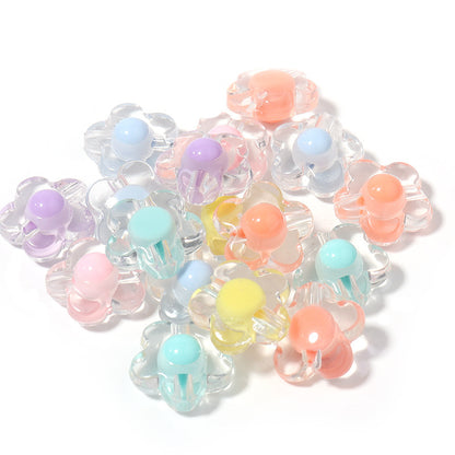 100 Pack Transparent Multi-Style Acrylic Beads Bracelet Accessories 67