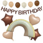 Bear Shaped Foil Balloon Set Birthday Party Decoration 1Set 7