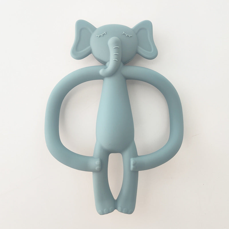 Elephant Silicone Teething Toy Set for Baby 2 Pcs 12