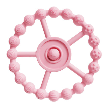 Silicone Teething Rings Baby Chew Toy 2 Pack 9.5cm 8