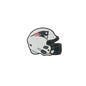 20pcs Silicone Focal Beads Football Helmet Printed Design 32
