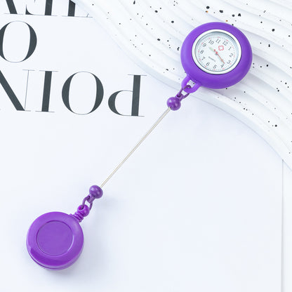 Beadable Glow In The Dark Pocket Watch Silicone DIY Nurse Doctor Gift 12