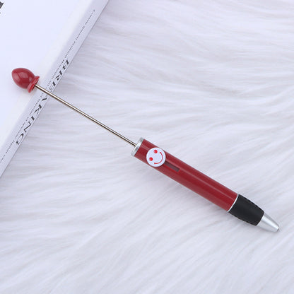 Creative Diy Printable Logo Happy Expression Plastic Beadable Ballpoint Pen 14